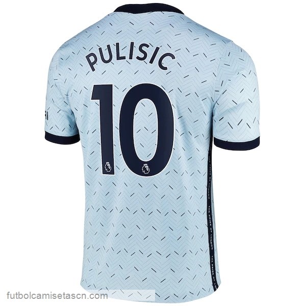 Camiseta Chelsea NO.10 Pulisic 2ª 2020/21 Azul